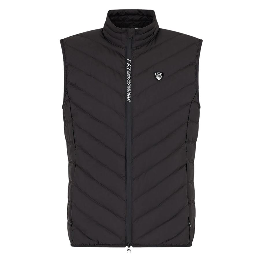 MAN WOVEN DOWN WAISTCOAT GILET PIUMINO EA7 | 8NPQ031200