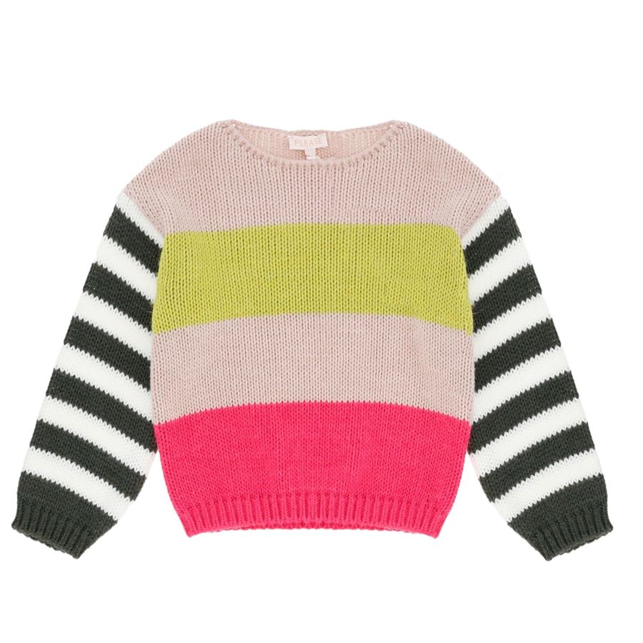 MAGLIA GIROCOLLO TRICOT RIGATA Please | NB47231G441998