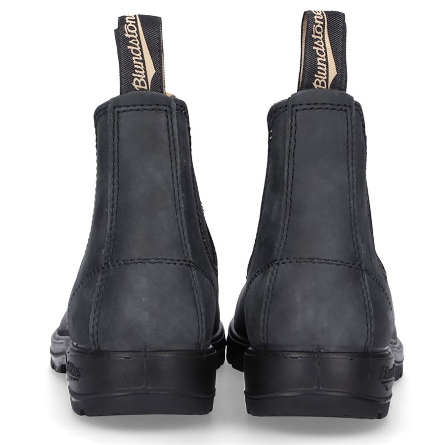 587 RUSTIC BLACK LEATHER Blundstone | 587BC