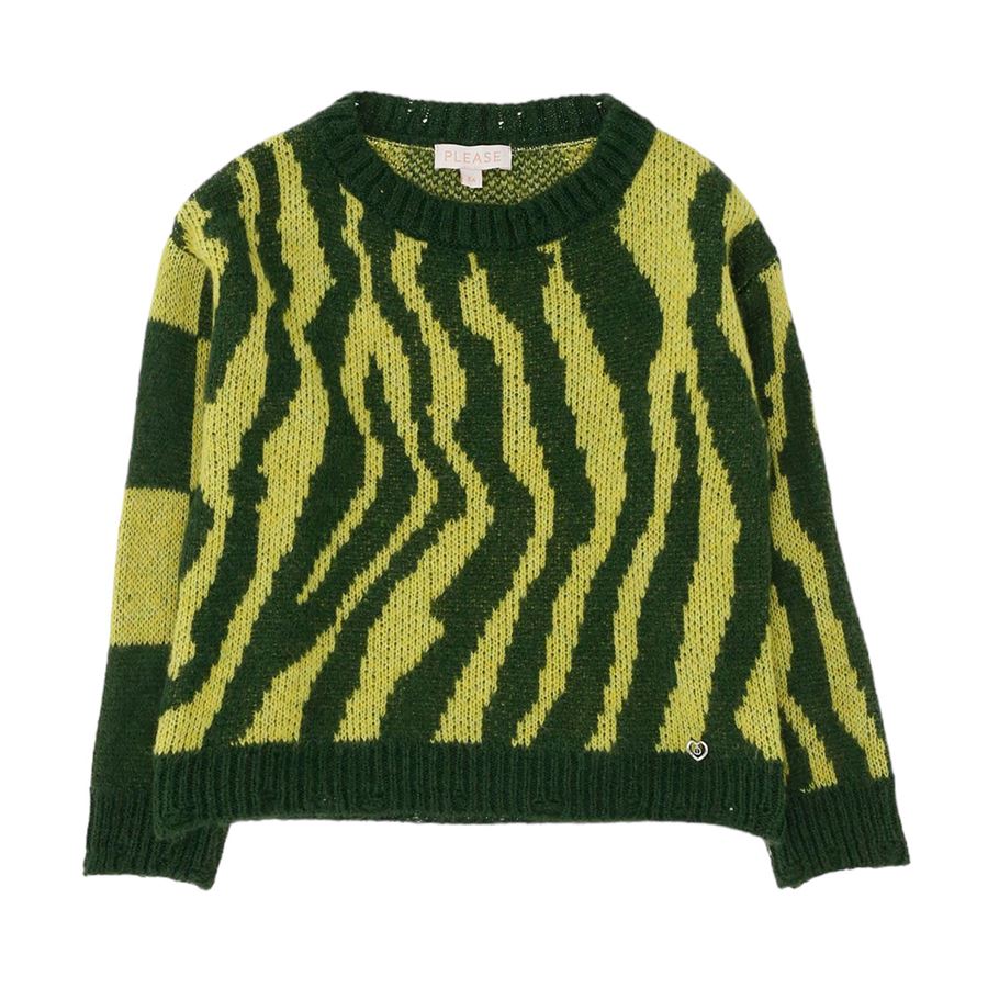 MAGLIA ZEBRATA/QUADRI Please | NB24/234G1722