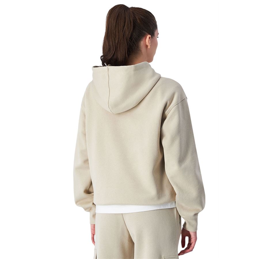 Felpa da donna con cappuccio con logo grande tono su tono Champion | 117581MS016