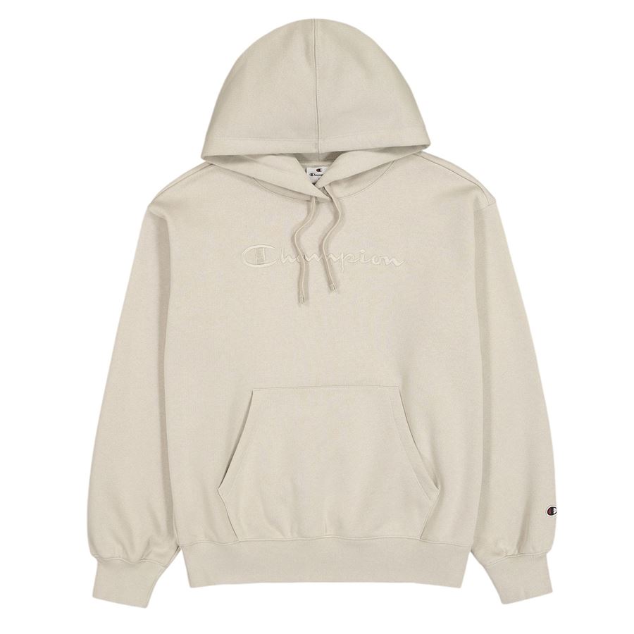 Felpa da donna con cappuccio con logo grande tono su tono Champion | 117581MS016