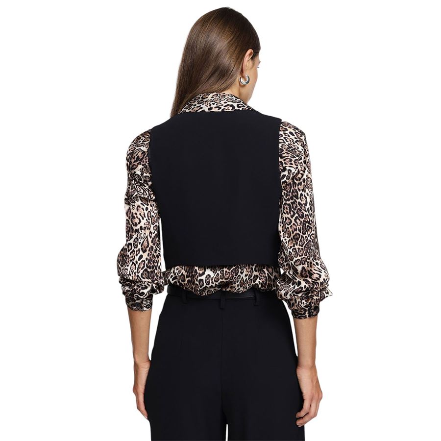 Gilet con abbottonatura singola e tasche Please | L975FF02L1900