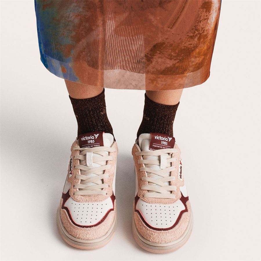 C80 - Color Block sneaker da donna Victoria | 8800120ROSA