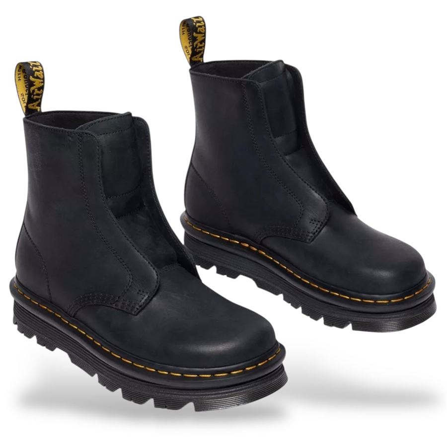 Zebzag Laceless stivali in pelle senza lacci da donna Dr Martens | 42653001