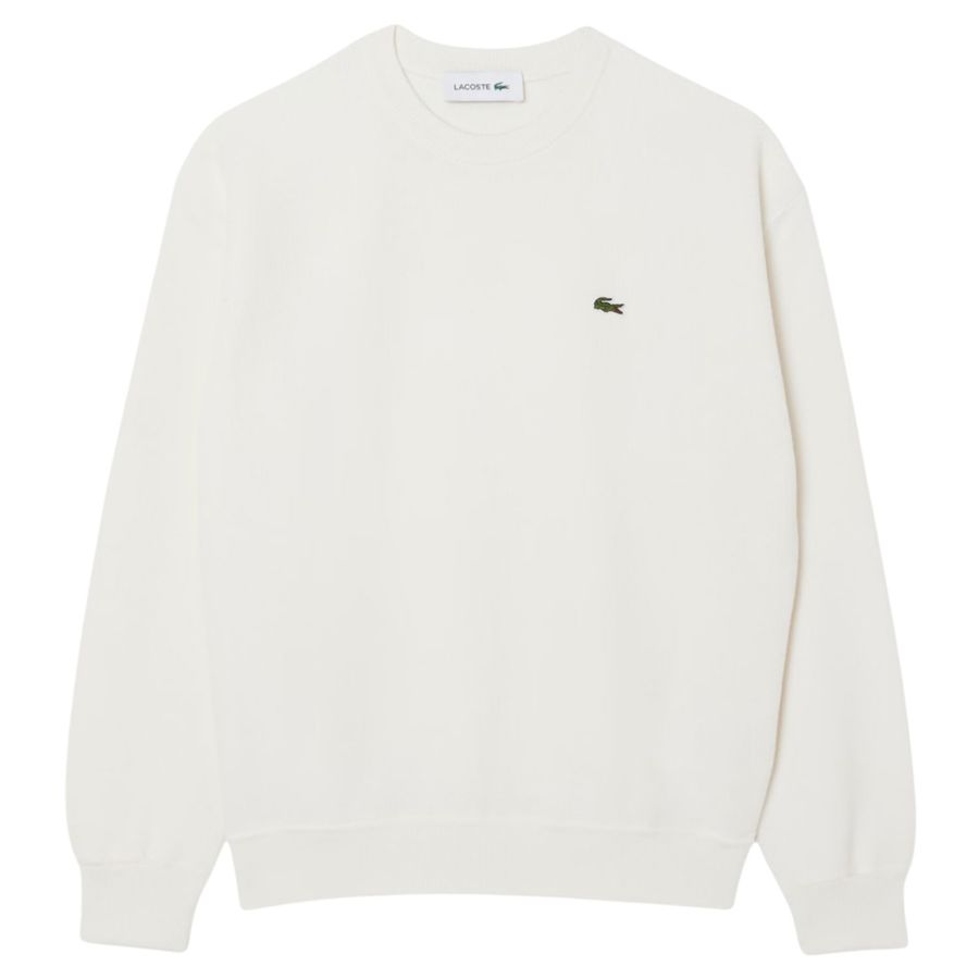Maglione girocollo in cotone relaxed fit da donna Lacoste | AF415870V