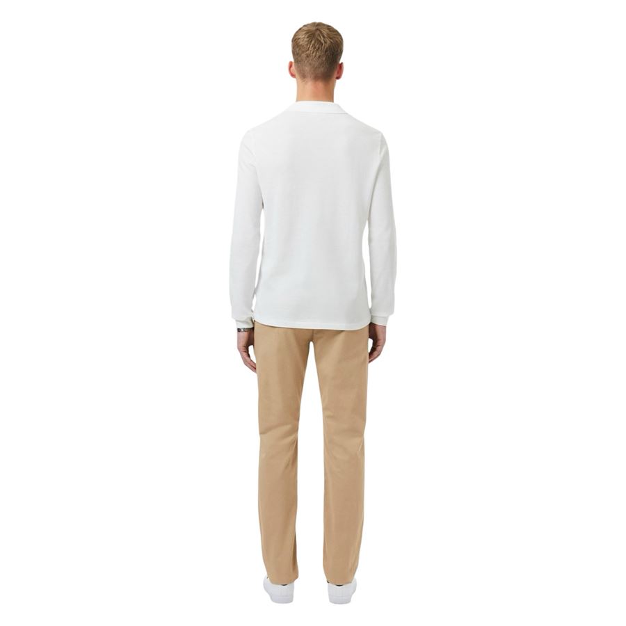 Pantaloni chino elasticizzati slim fit in twill da uomo Lacoste | HH196502S