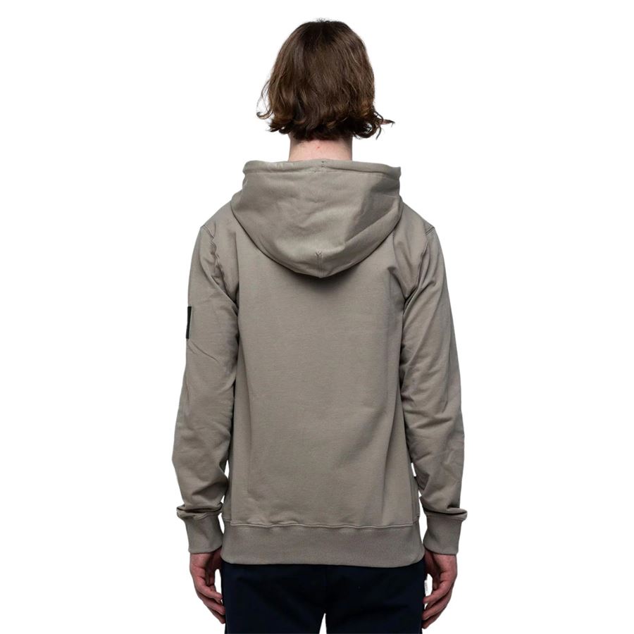 FELPA CAPPUCCIO+ZIP Shoeshine | S23ZANE2026MUD