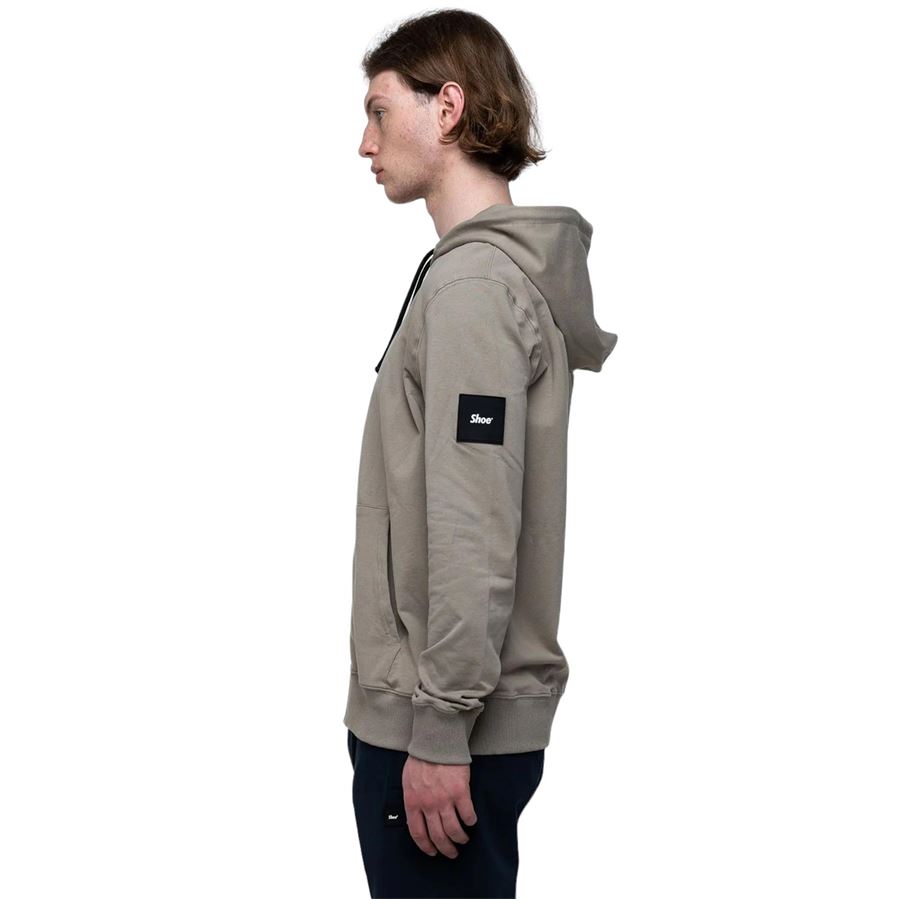 FELPA CAPPUCCIO+ZIP Shoeshine | S23ZANE2026MUD