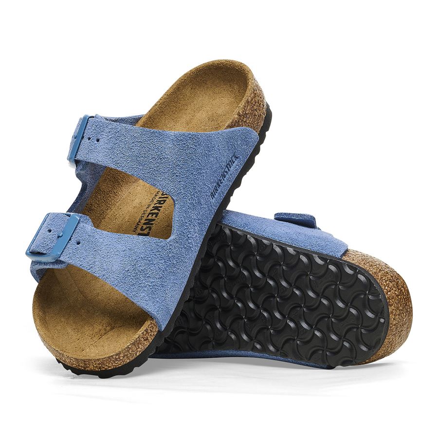 Arizona Kids elemental blue, Suede Leather - Calz. Stretta Birkenstock | 1026915X