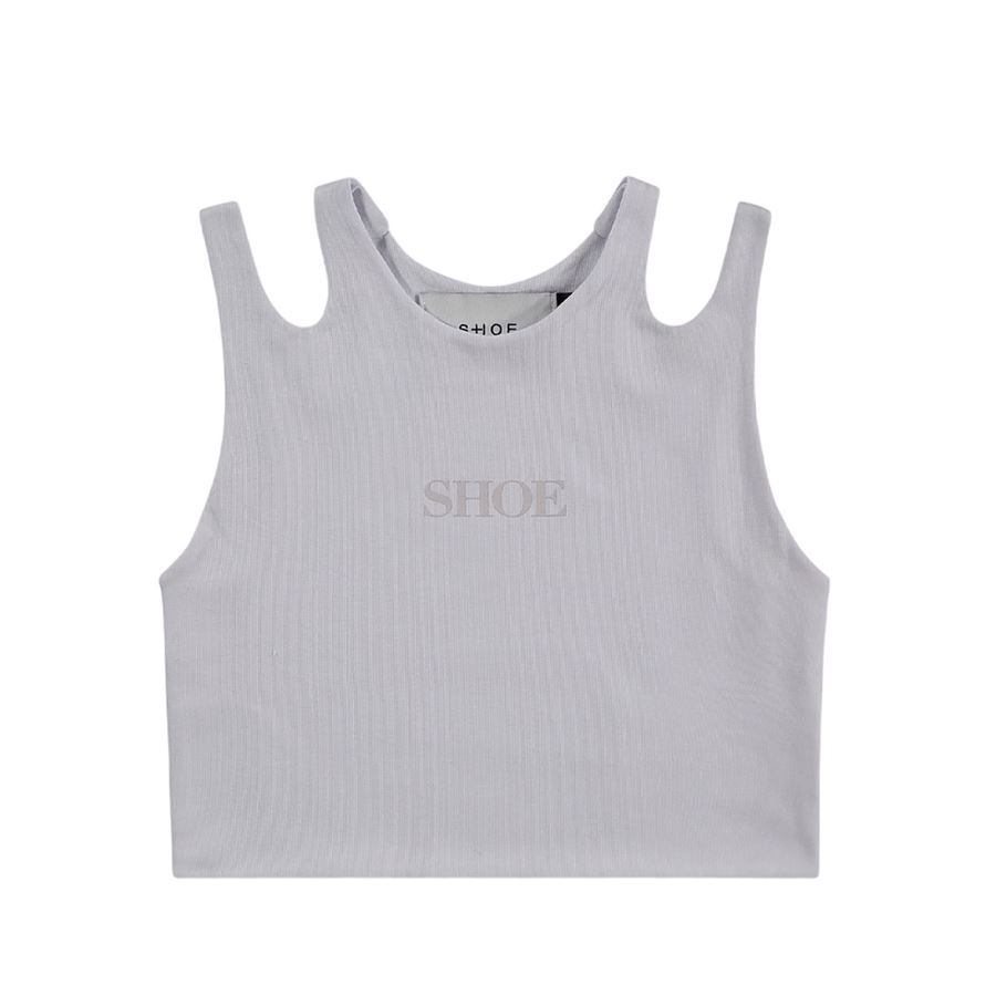 CROP TANK TOP Shoeshine | TRILLY2160MWHITEX