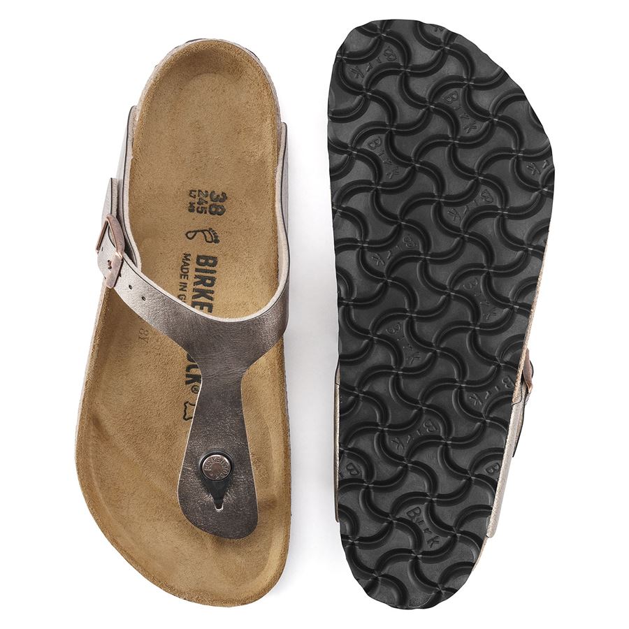 Gizeh graceful taupe, Birko Flor - Calz. Normale Birkenstock | 1016144X