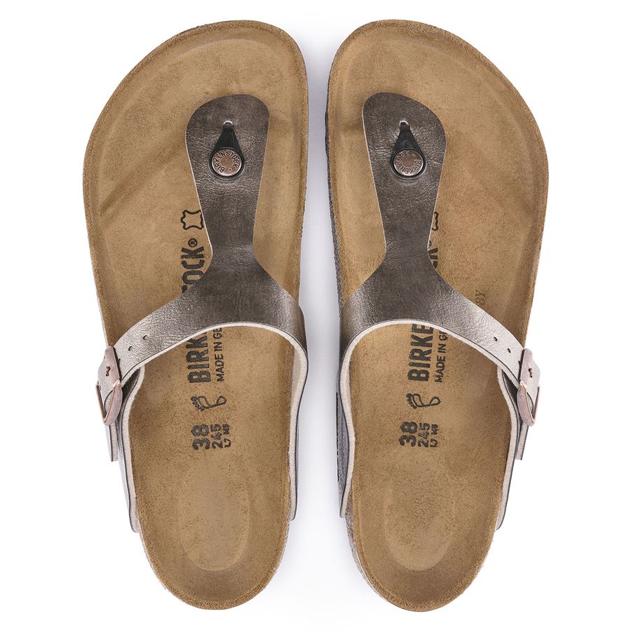 Gizeh graceful taupe, Birko Flor - Calz. Normale Birkenstock | 1016144X