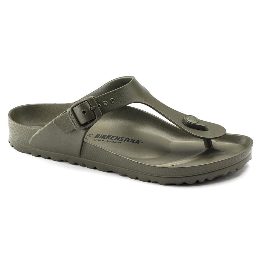 Gizeh EVA khaki, EVA - Calz. Normale infradito unisex uomo donna Birkenstock | 1019143X