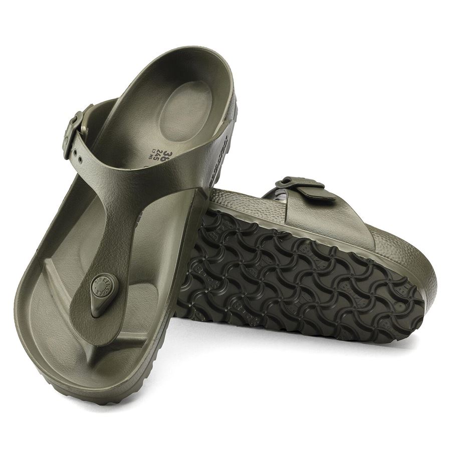 Gizeh EVA khaki, EVA - Calz. Normale infradito unisex uomo donna Birkenstock | 1019143X