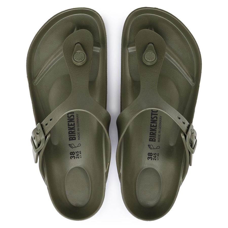 Gizeh EVA khaki, EVA - Calz. Normale infradito unisex uomo donna Birkenstock | 1019143X