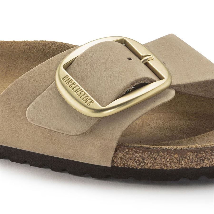 Madrid Big Buckle sandcastle, Nubuck Leather - Calz. Stretta Birkenstock | 1024009X