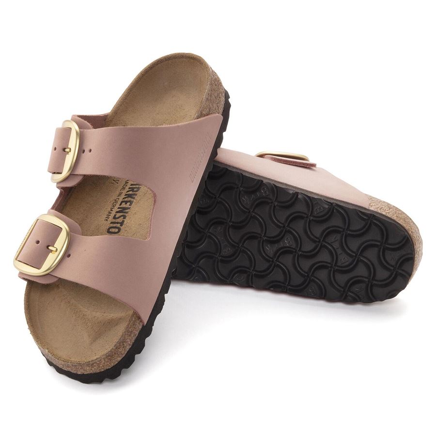 Arizona Big Buckle Old Rose, Nubuck Leather - Calz. stretta ciabatta da donna Birkenstock | 1024074X