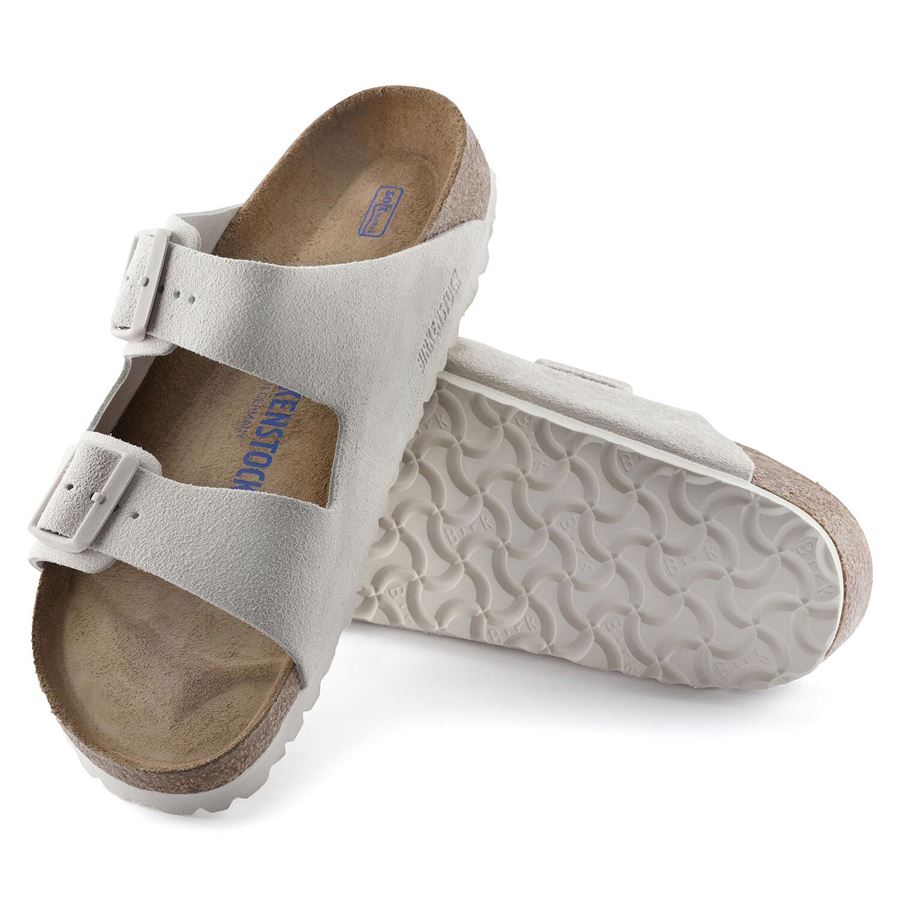 Arizona Sfb Suede Leather - Calzata Stretta ciabatta da donna Birkenstock | 1024516X