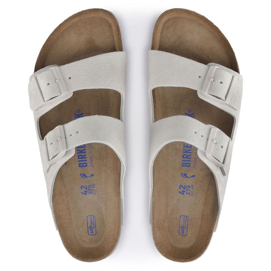 Arizona Sfb Suede Leather - Calzata Stretta ciabatta da donna Birkenstock | 1024516X