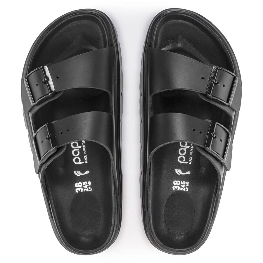 Arizona Chunky Exquisite Black, Natural Leather - Calz. Stretta Ciabatta Da Uomo Birkenstock | 1024565X