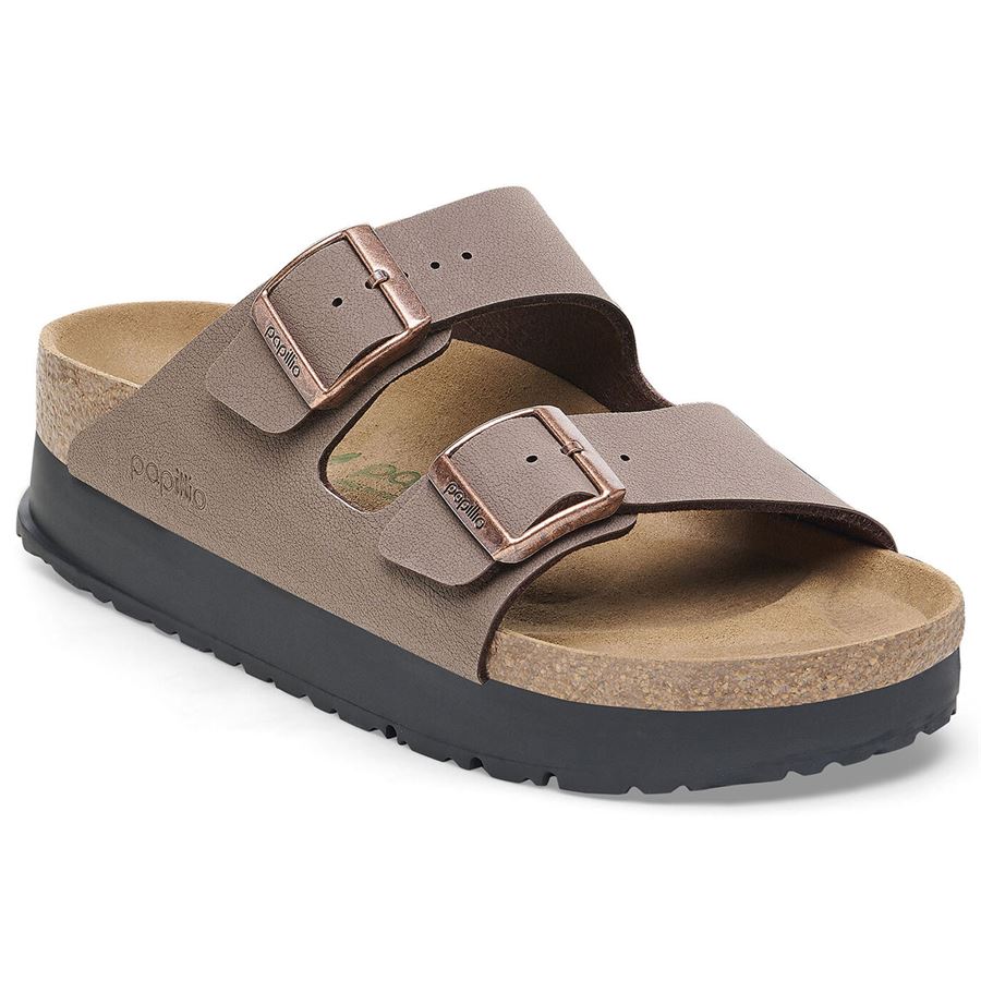 Arizona Pap Flex Platform mocca veg, Birko Flor - Calz. Stretta Birkenstock | 1027417X