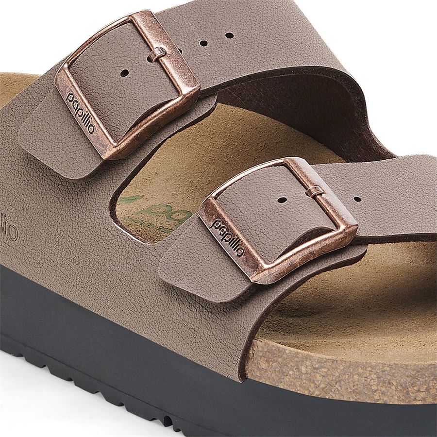Arizona Pap Flex Platform mocca veg, Birko Flor - Calz. Stretta Birkenstock | 1027417X