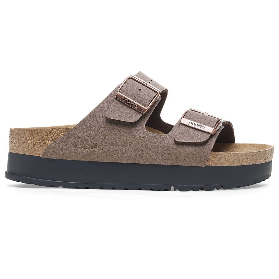 Arizona Pap Flex Platform mocca veg, Birko Flor - Calz. Stretta Birkenstock | 1027417X