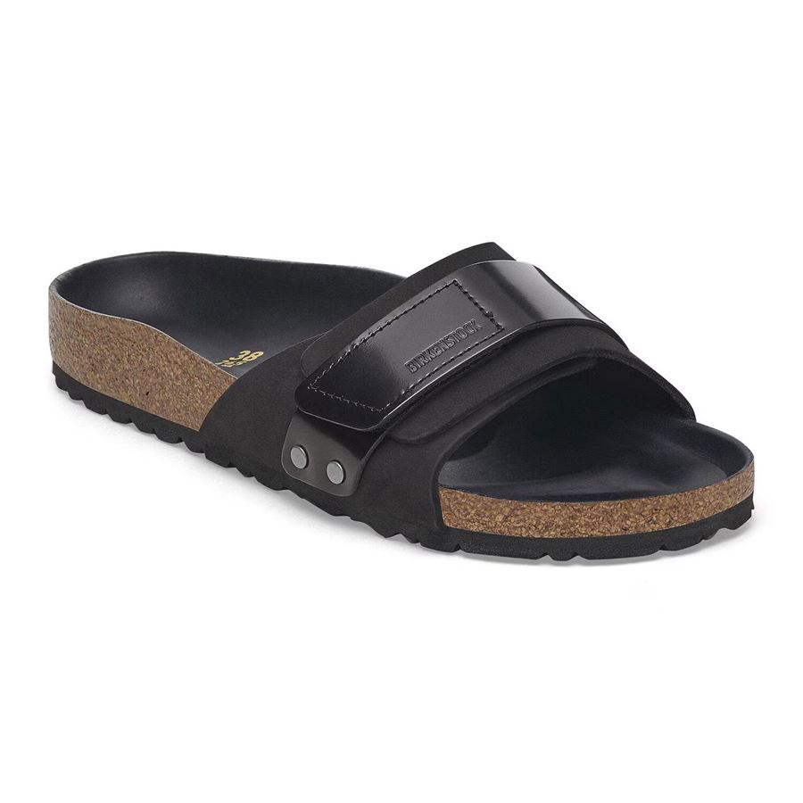 Oita Black, Nubuck Leather/high Shine Leather - Calz. Stretta ciabatta da donna Birkenstock | 1029313X