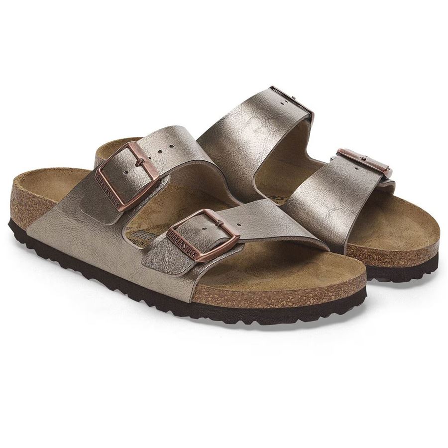 Arizona graceful taupe, Birko Flor - Calz. Stretta ciabatta da donna Birkenstock | 1029439X