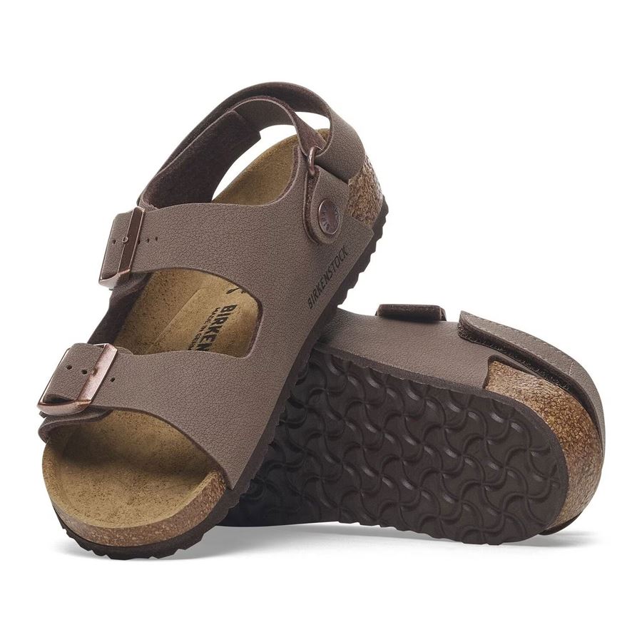 Milano Hl Kids Mocca, Birkibuc - Calz. Stretta da bambina Birkenstock | 1029474X