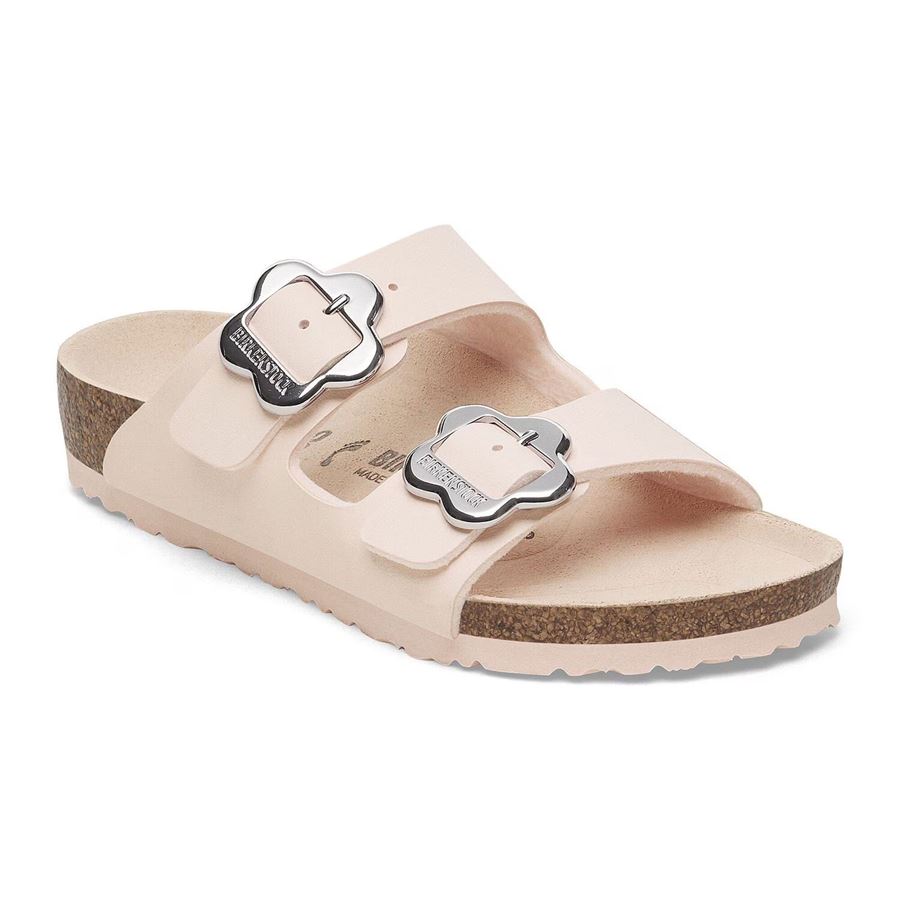 Arizona Flower Buckle Kids Light Rose, Birko Flor - Calz. Stretta ciabatta da bambina Birkenstock | 1029490XX