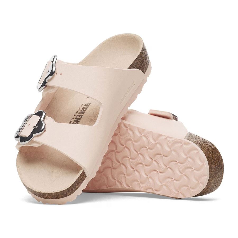 Arizona Flower Buckle Kids Light Rose, Birko Flor - Calz. Stretta ciabatta da bambina Birkenstock | 1029490X