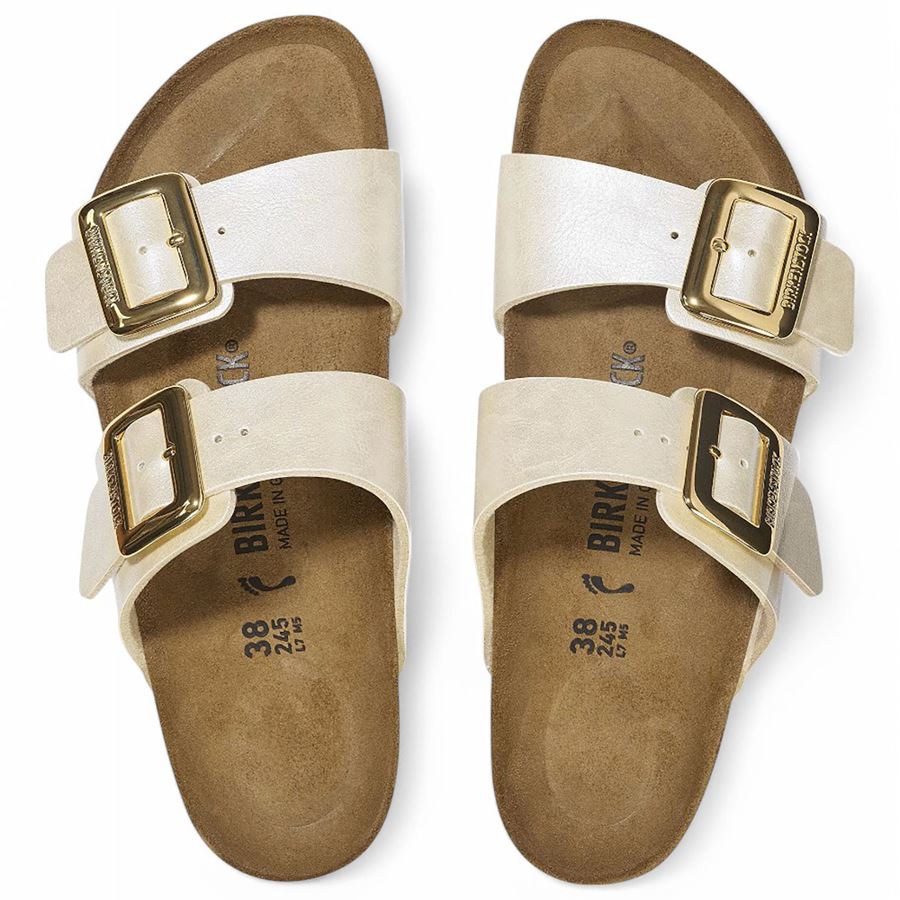 Sydney Cb Graceful Pearl White, Birko Flor - Calz. Stretta ciabatta da donna Birkenstock | 1029492X