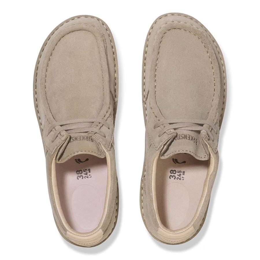 Pasadena N taupe, Suede Leather sneakers da uomo Birkenstock | 1029671X