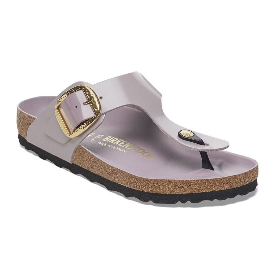 Gizeh Big Buckle Ham shine faded purple, Natural - Calz. Normale infradito da donna Birkenstock | 1029804X