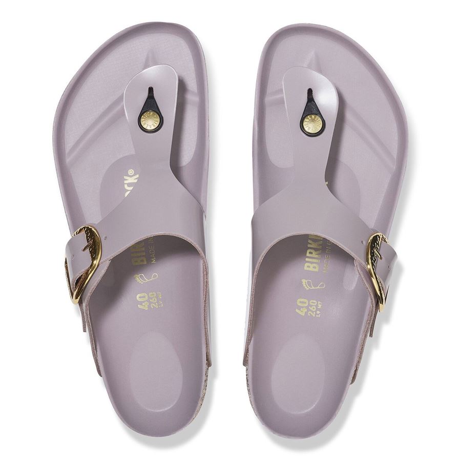 Gizeh Big Buckle Ham shine faded purple, Natural - Calz. Normale infradito da donna Birkenstock | 1029804X