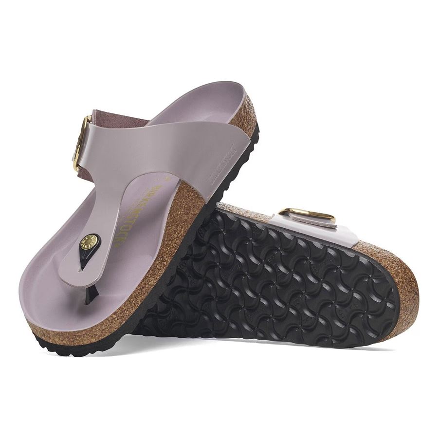 Gizeh Big Buckle Ham shine faded purple, Natural - Calz. Normale infradito da donna Birkenstock | 1029804X