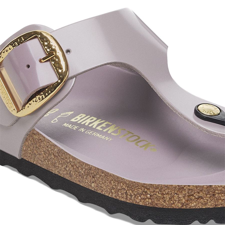 Gizeh Big Buckle Ham shine faded purple, Natural - Calz. Normale infradito da donna Birkenstock | 1029804X