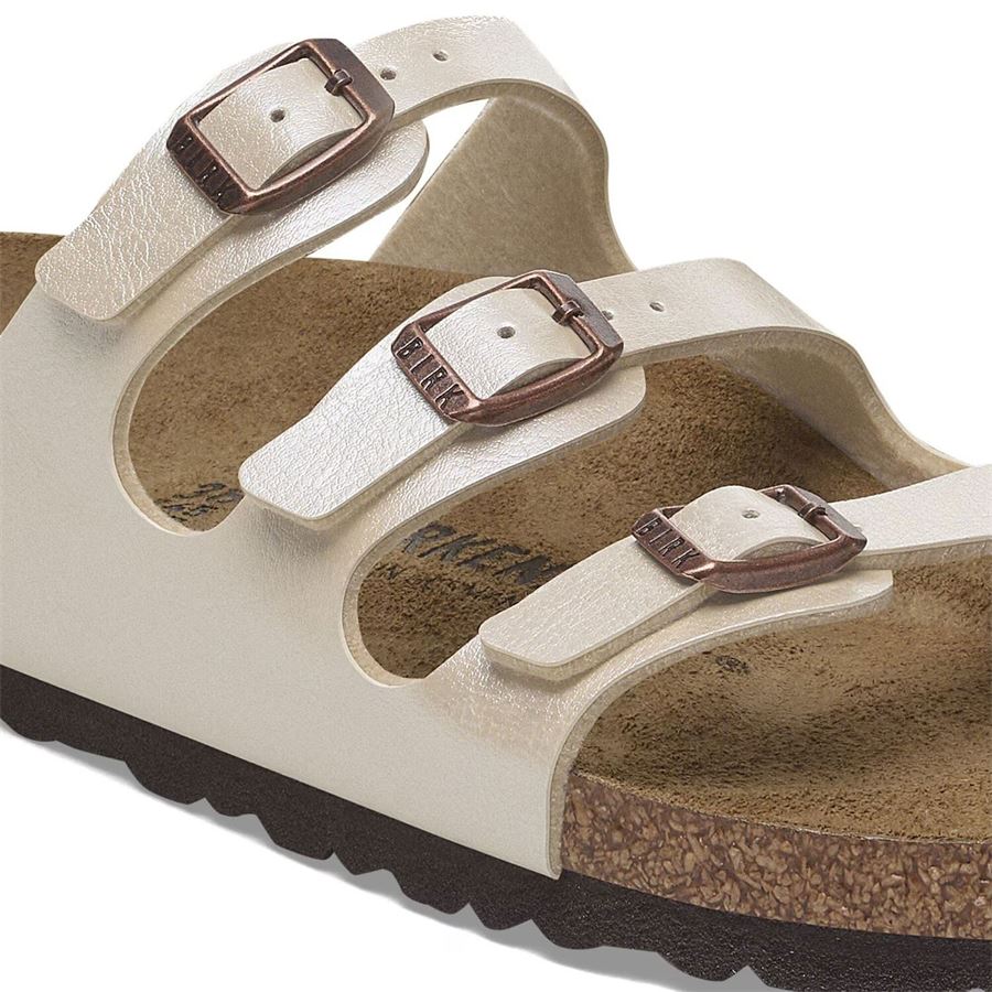 Florida graceful pearl white, Birko Flor - Calz. Stretta ciabatta da donna Birkenstock | 1029818X
