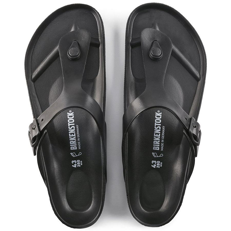 Gizeh EVA black, EVA - Calz. Normale infradito unisex uomo donna Birkenstock | 128201X
