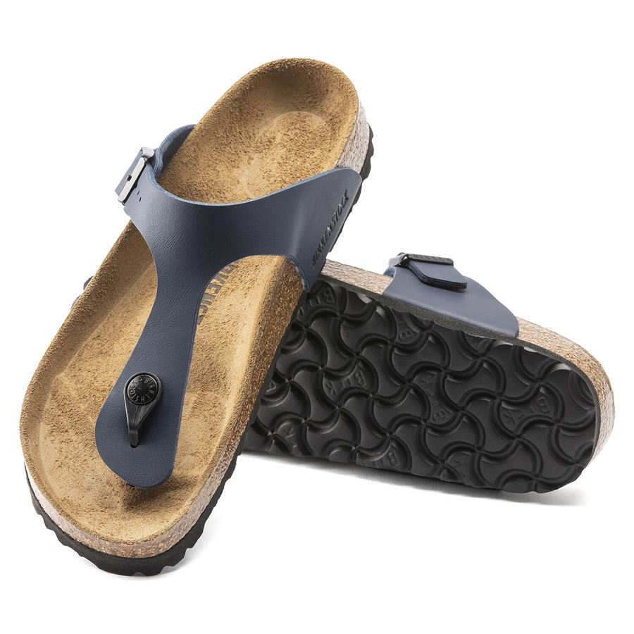 Gizeh blue, Birko Flor - Calz. Normale infradito unisex uomo donna Birkenstock | 143621X