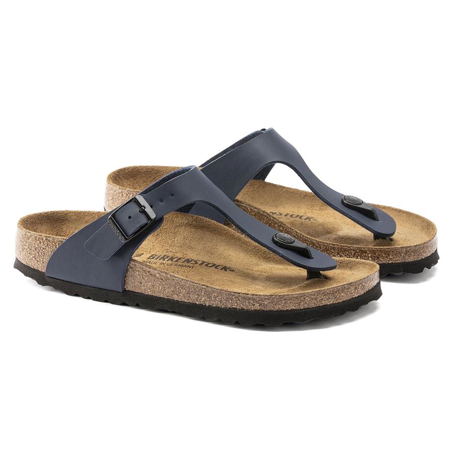 Gizeh blue, Birko Flor - Calz. Normale infradito unisex uomo donna Birkenstock | 143621X