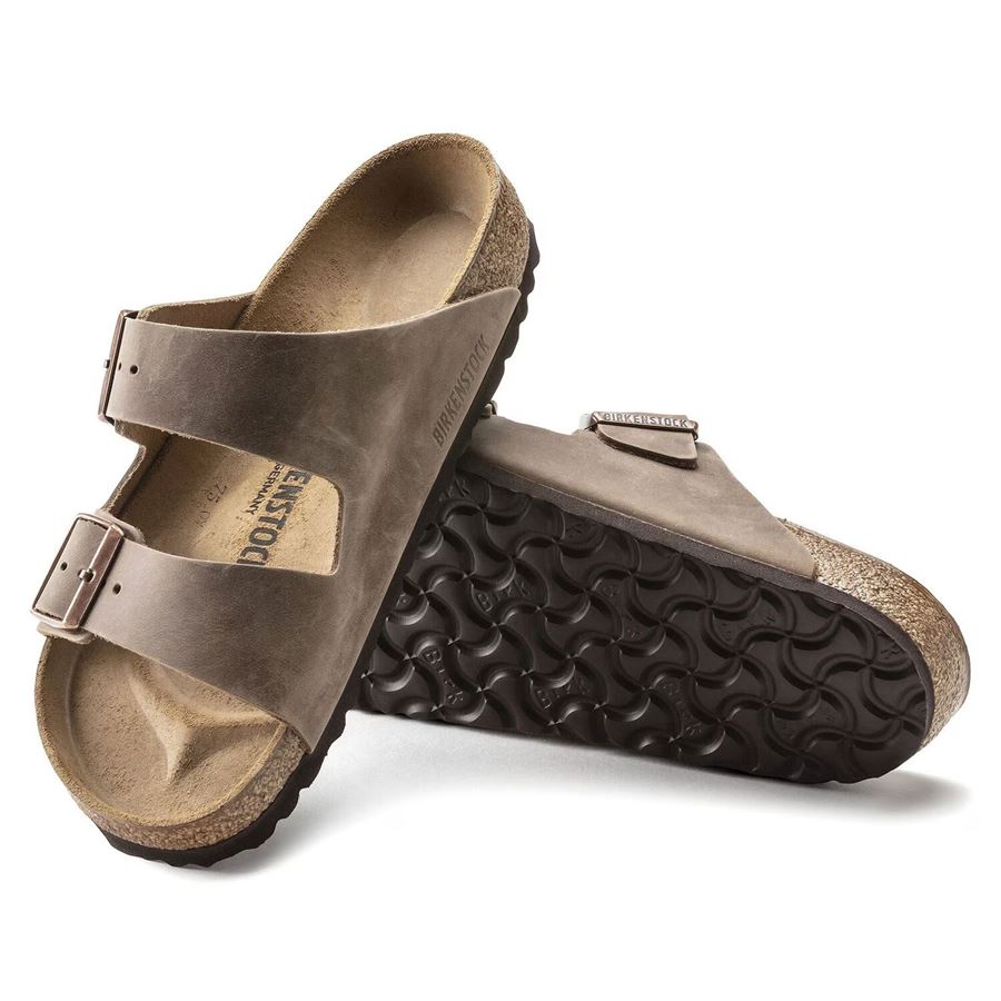 Arizona Oiled Leather - Calz. Stretta ciabatta unisex uomo donna Birkenstock | 352203X