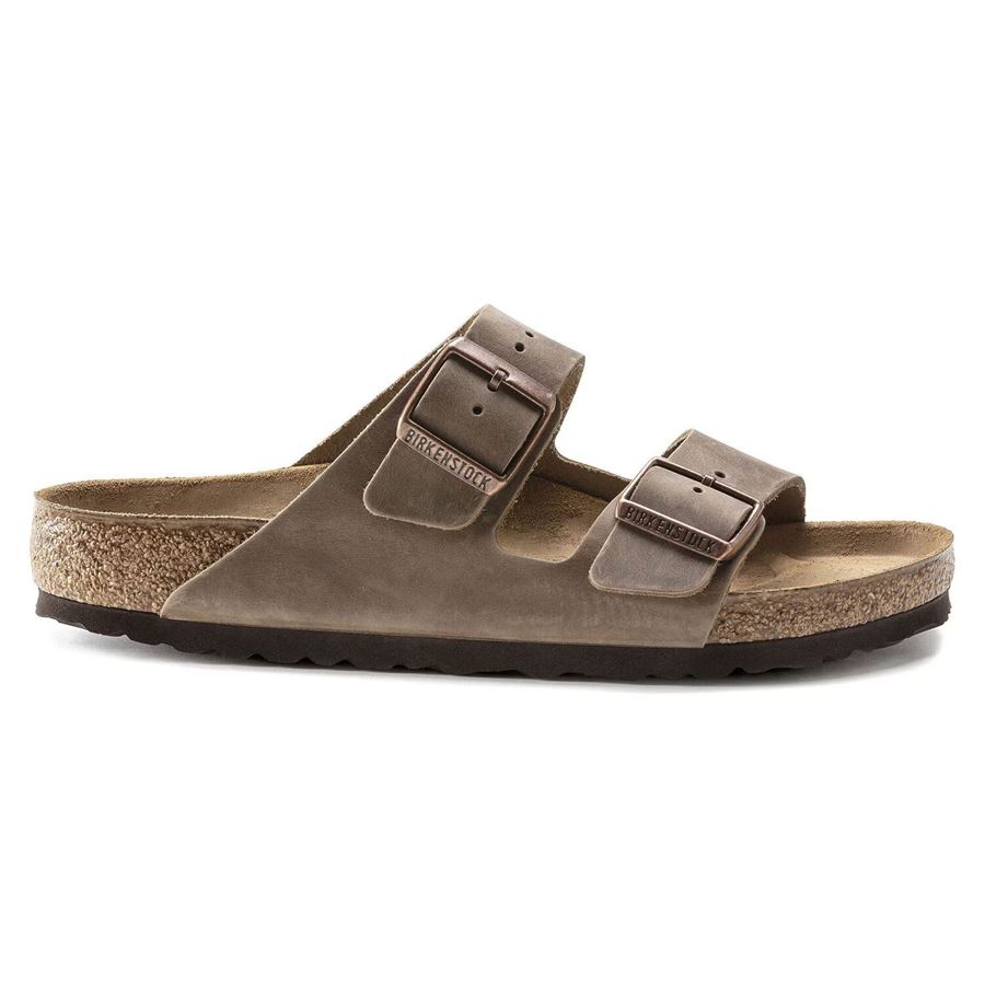 Arizona Oiled Leather - Calz. Stretta ciabatta unisex uomo donna Birkenstock | 352203X