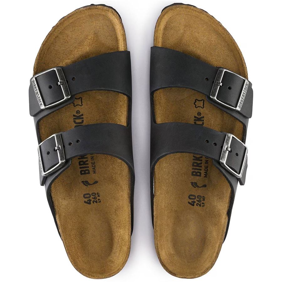 Arizona Oiled Leather - Calz. Stretta ciabatta unisex uomo donna Birkenstock | 552113X