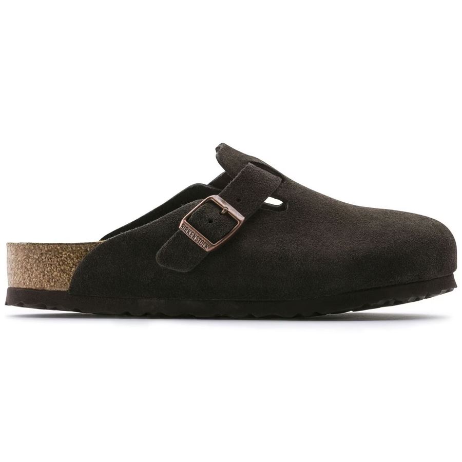 Boston Sfb Suede Leather con plantare morbido Calz Stretta ciabatta unisex uomo donna Birkenstock | 660463X