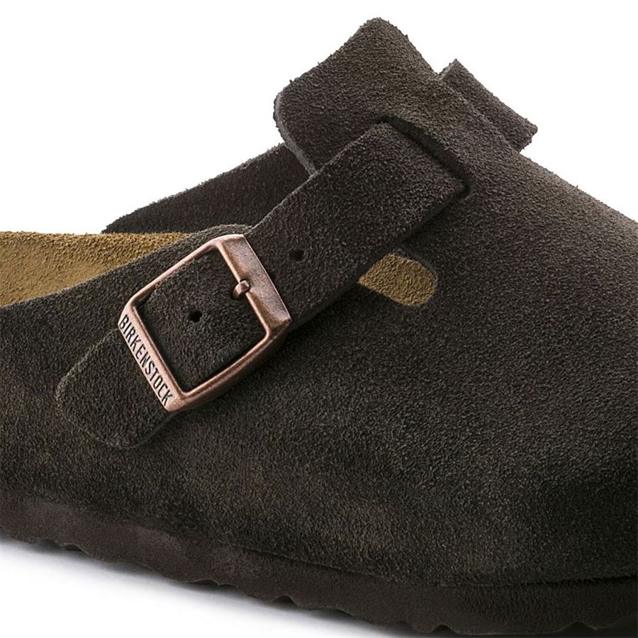 Boston Sfb Suede Leather con plantare morbido Calz Stretta ciabatta unisex uomo donna Birkenstock | 660463X