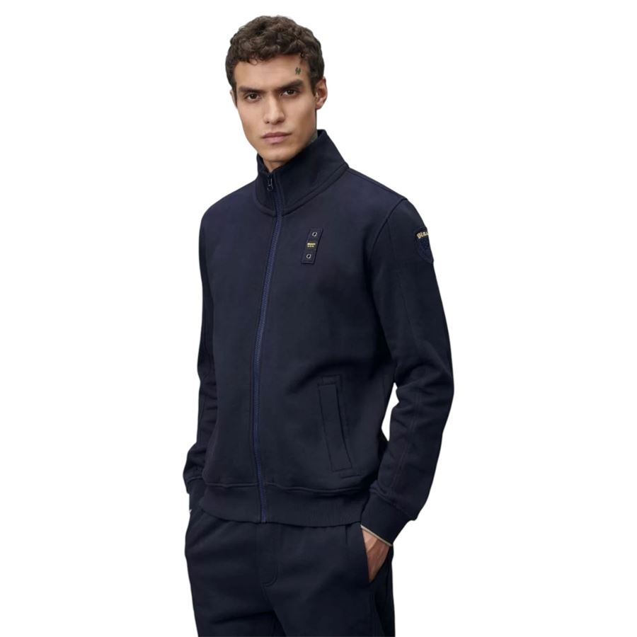 City felpa con zip da uomo Blauer | 25SBLUF01184888