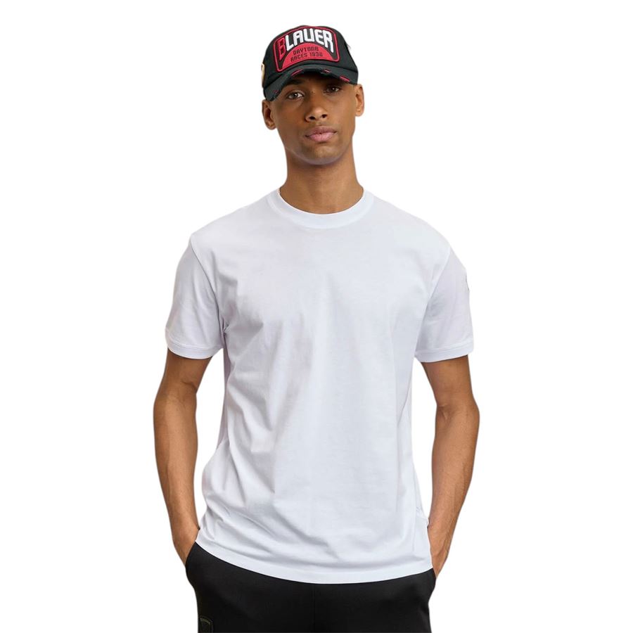 Anthony t-shirt solid da uomo Blauer | 25SBLUH02275100